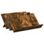 Wood Free Standing Magazine Rack-418295309