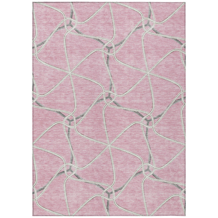  Aleg Area Rug with Non-Slip Backing