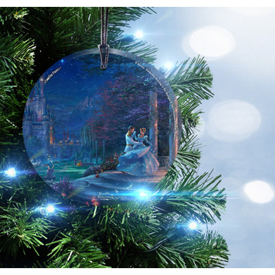 Disney Dancing in the Starlight Cinderella Hanging Glass Print