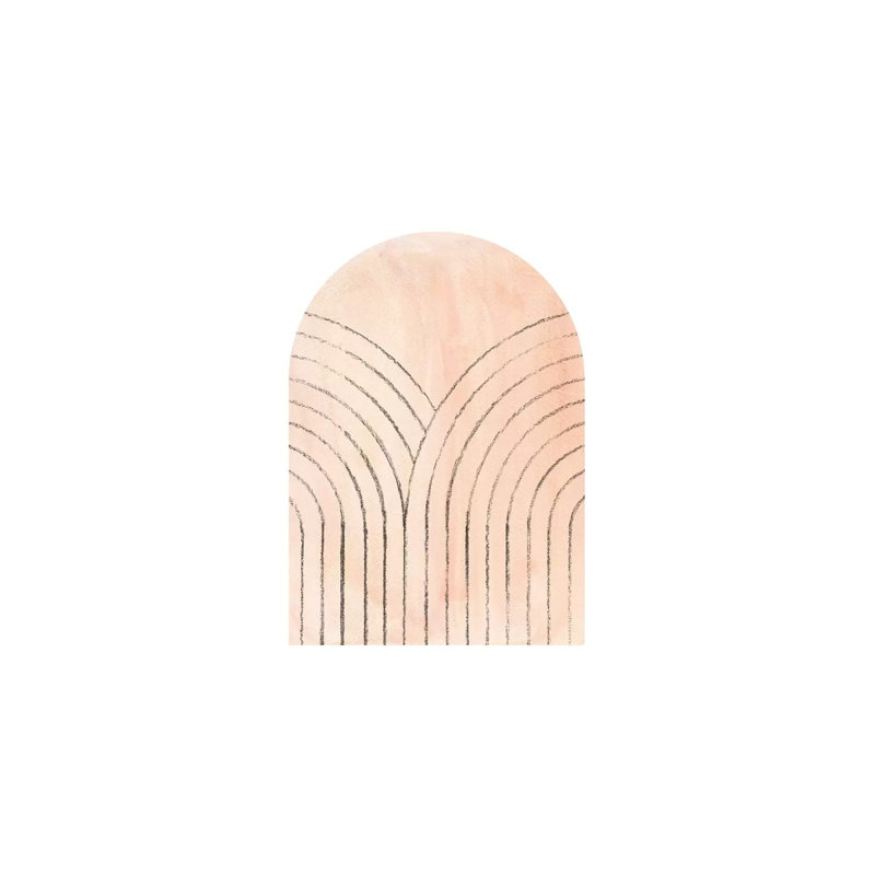 Pastel Tone Arches by Whales Way - Painting on Canvas, 66.04cm H x 45.72cm W x 3.81cm D, Wrapped Canvas