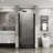 34"X72" Pivot Shower Door, 1/4 Inch Thick Tempered Glass Swing Shower Door, Semi-Frameless Design-123810731