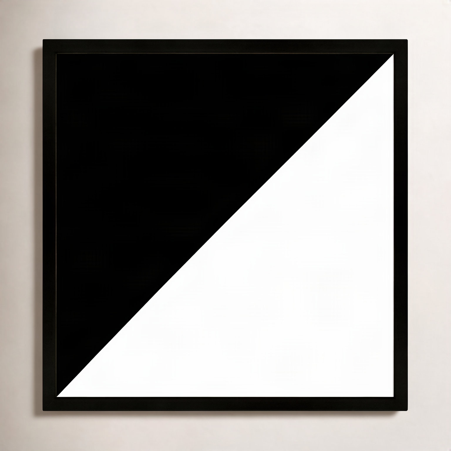 Half Framed Graphic Art Print, 44" H x 44" W, Black Framed