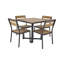 Asher Outdoor 5 - Piece Dining Set