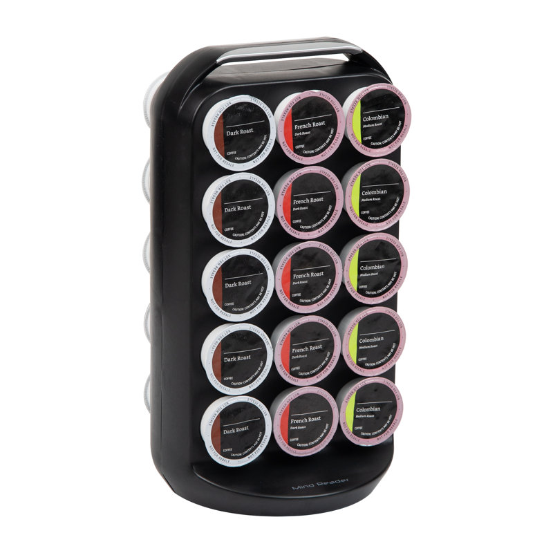 Black High Impact Polystyrene Coffee Pod Holder for 30 Capsules