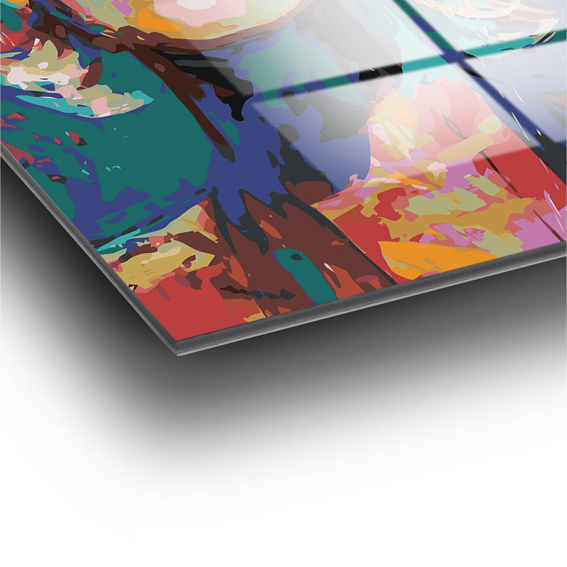 Boze Wall Decor on Tempered Glass