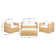 Hardesty 4 - Person Patio Conversation Sets with Cushions