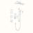 Complete Shower System with Rough in-Valve
