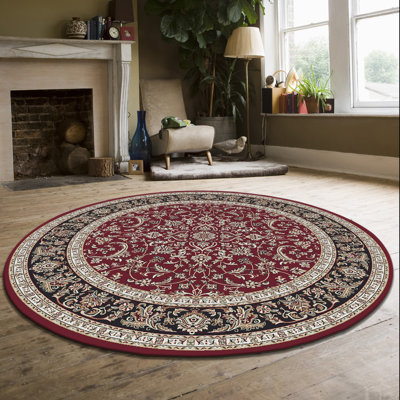 Tapis rouge / bourgogne Noble