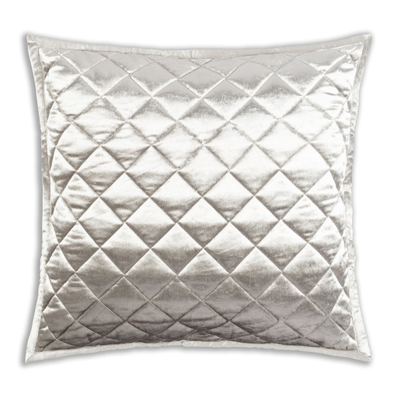 Amani Machine Tufted Geometric Sham Set, Gray
