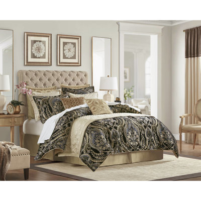 Édredon pour grand lit 4 pièces de fabrication grand format 2022 pour utilisation durable, fermeture à glissière sur les taies décoratives, chenille avec revers uni contrastant, en satin antique, l 92 po x L 96 po, taies décoratives l 20 po x L 26 po + P 2 po, 60 po W