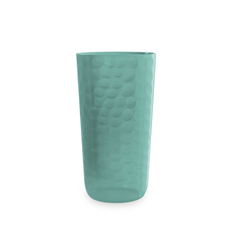 Verre à jus martelé, ensemble de 4, Île Seymour Nord, Galapagos, 12 oz