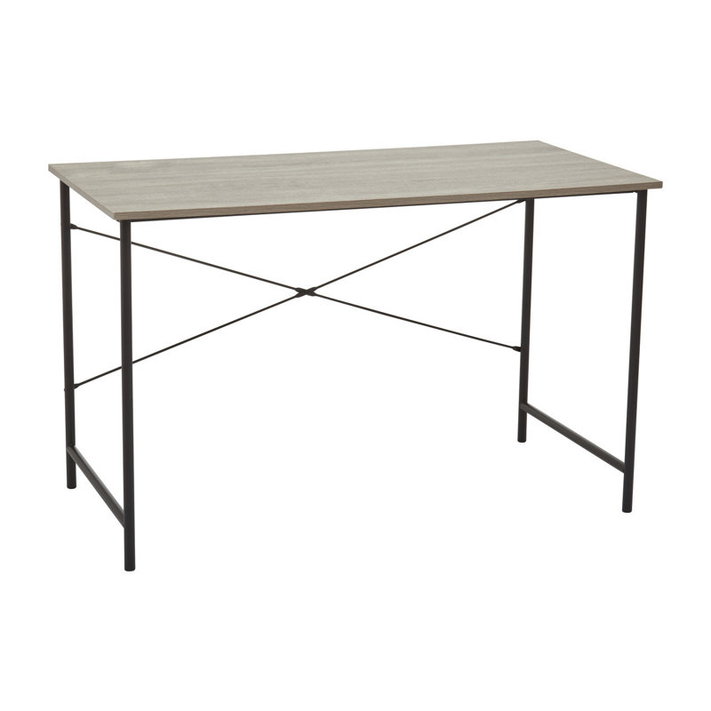 Octa Metal Base Writing Desk, Grey