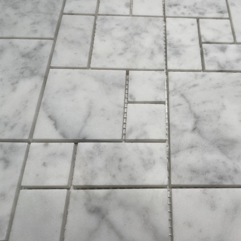 Carreau de mosaïque 12 po x 12 po Versailles