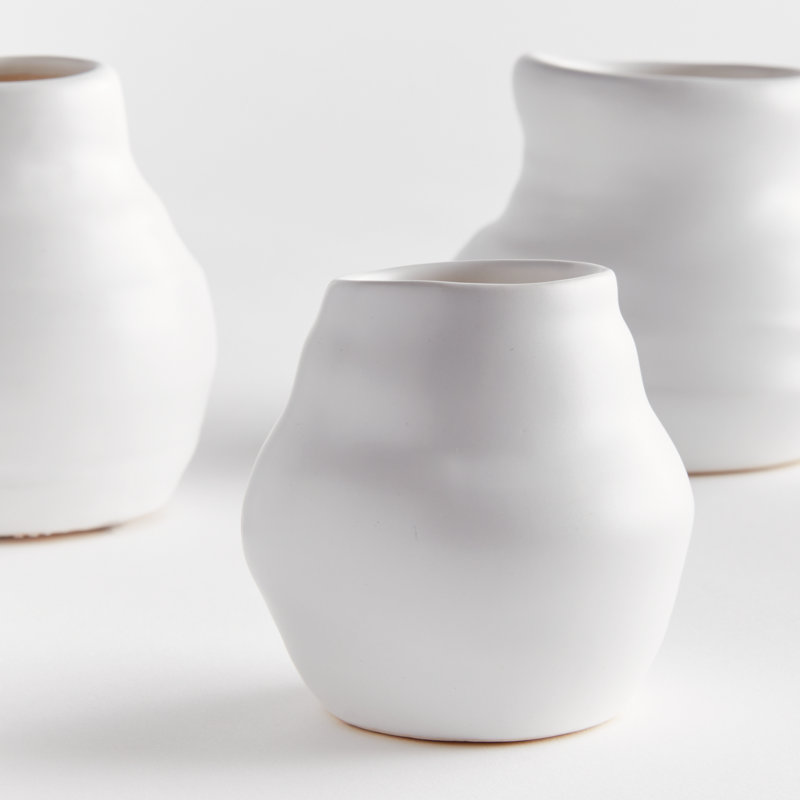 Aliviana Bud Vases, White