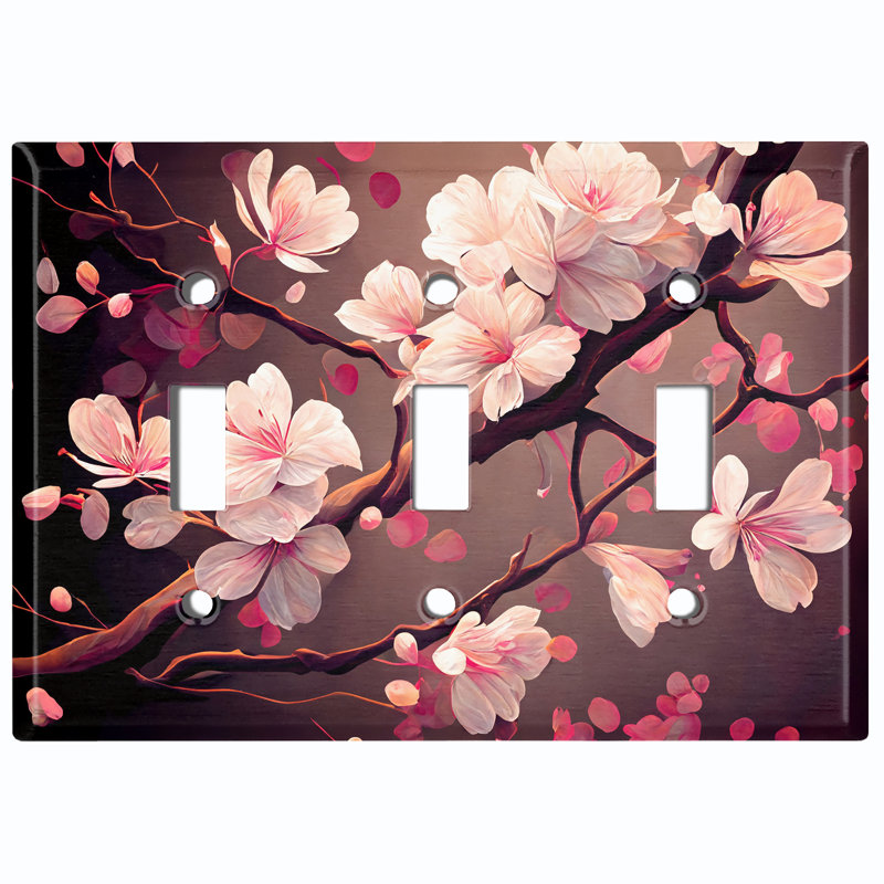 Plaque murale d'interrupteur à bascule Sakura