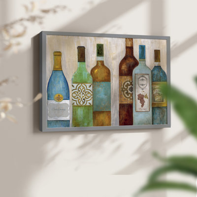Dégustation de vin - Impression encadrée - Restickable