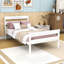 Lit simple avec tête et pied de lit-681261521
