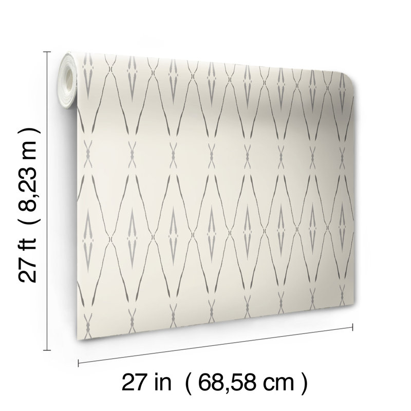 Artifact Silhouettes Geometric Wallpaper Double Roll, Savanna