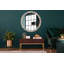 Huldar Glass Flat Wall Mirror