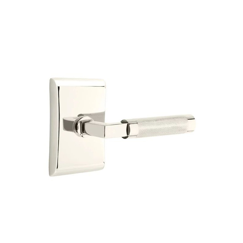 Levier de porte de passage, Nickel poli, Oui