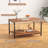 Summerall Nesting Coffee Table Set Of 2, Rectangle Center Table And C Shaped End Table With Charging Station & Side Pouch For Living Room, Bedroom Small Space