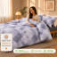 Premium Duvet Cover Set Double Brushed Microfiber Reversible With Zipper Closure & Corner Ties-122559046