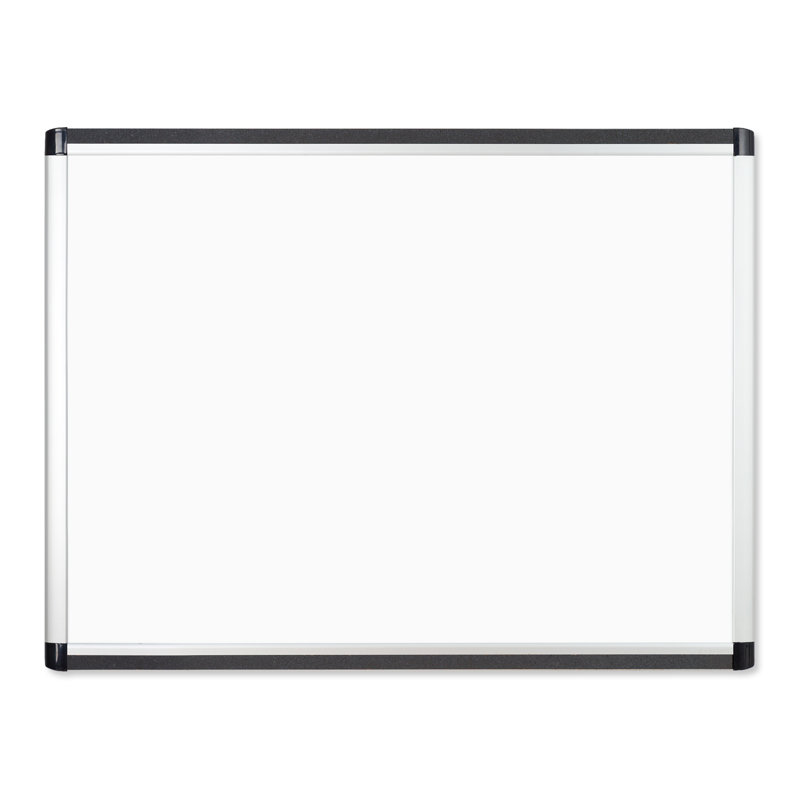 Tableau blanc magnétique à fixation murale effacée à sec, H 2 pi 92 po x L 3 pi 92 po