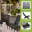 Smilja Foldable Outdoor Adirondack Chair-245000125