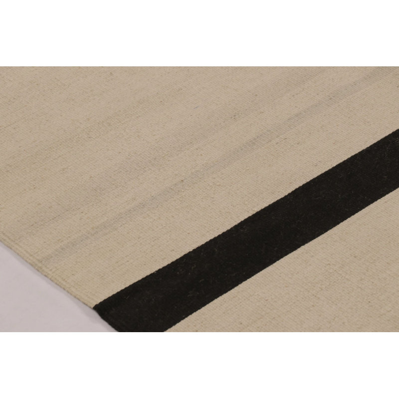 Hand Woven Kilim Wool Striped Area Rug