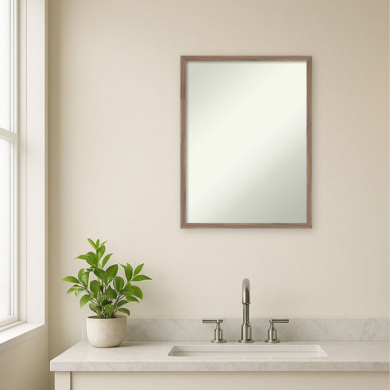 Miroir de salle de bain mural Alixandra, 25.25" x 19.25"