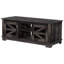 Table basse de ferme 48 po avec porte de grange coulissante, table centrale rustique avec compartiment de rangement caché, tablette réglable pour le salon, le bureau