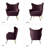 Avianna 29.25" Wide Tufted Velvet Wingback Chair-1947948701