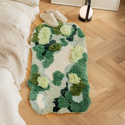 Aesthetic Natural Ultra-Absorbent Soft Bathroom Mat
