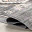 Tapis gris en polyester tissé à la machine Marylene-91894829