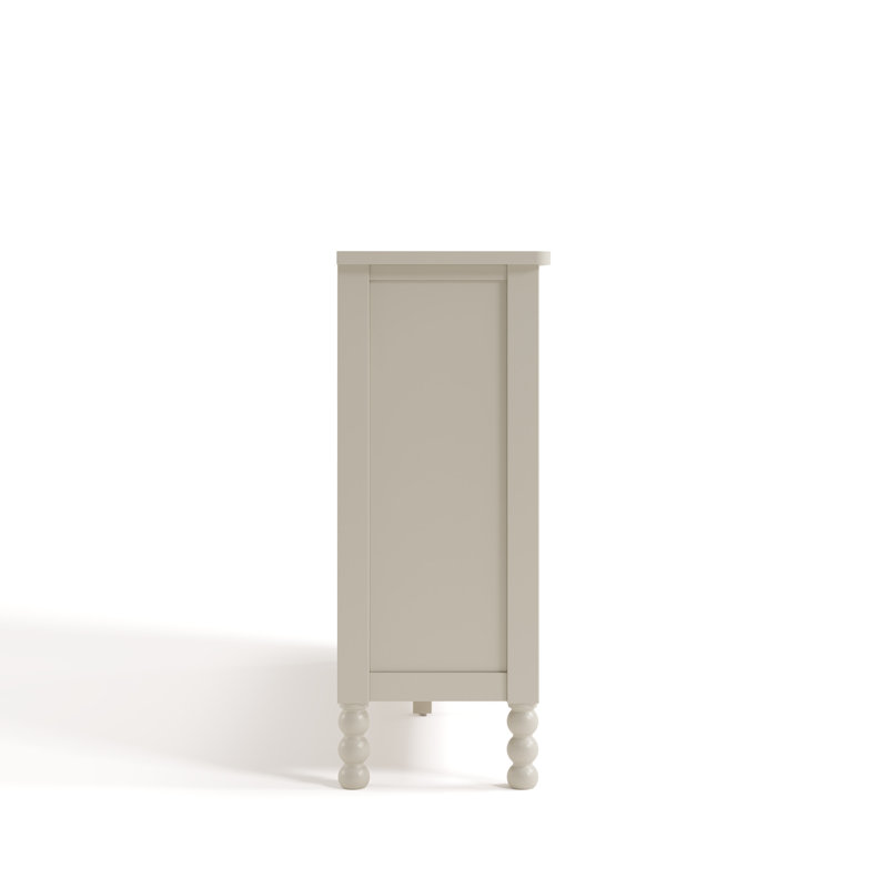 Rio 6 Cube Storage Organizer Bookcase, Frosted Oat