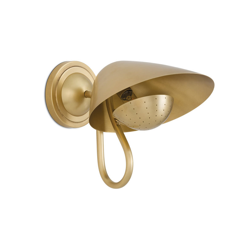 Keaton 1 - Light Spotlight, Natural Brass