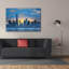 Toile épique Graffiti «Winter Sunrise New York City» par Rick Berk, 60 po x 40 po