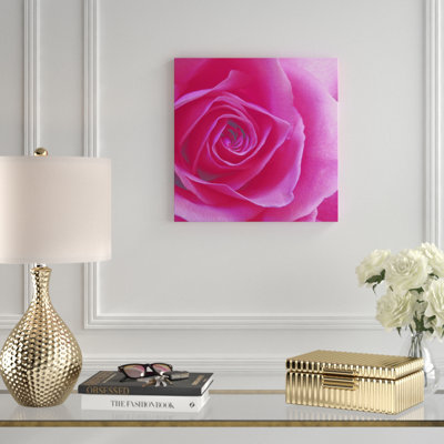 « rosé rose », reproduction de photo