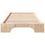 Floor Bed Frame With Storage Solid Pine Wood-677174660-677174661