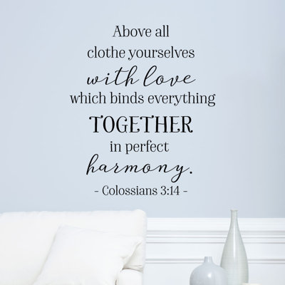 Text & Numbers Wall Decal