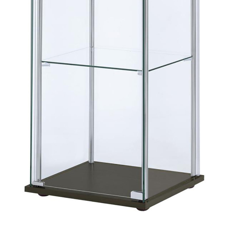 Armoire vitrée Amhold, Cappuccino