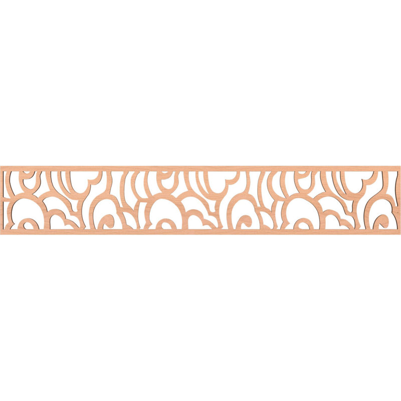 Moulure de panneau Springfield, H 8 po x l 46,625 po x P 0,375 po, Aulne