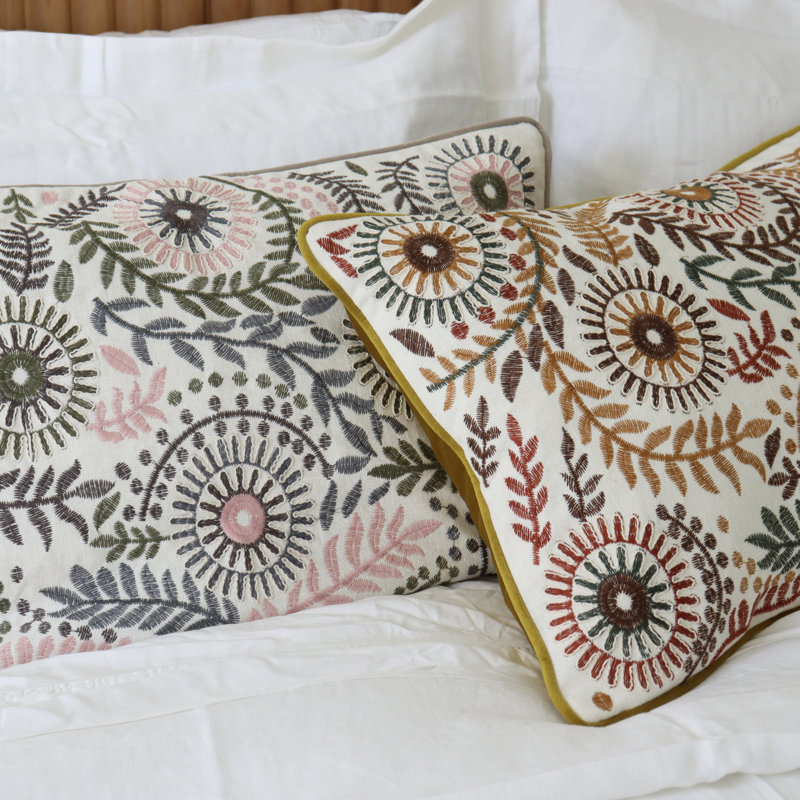 Cotton Pillow Cover, Gray