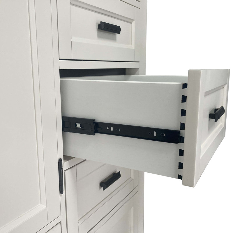 Bureau rectangulaire avec armoire Bankhead