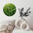 Nature Green Leaf Wall Clock