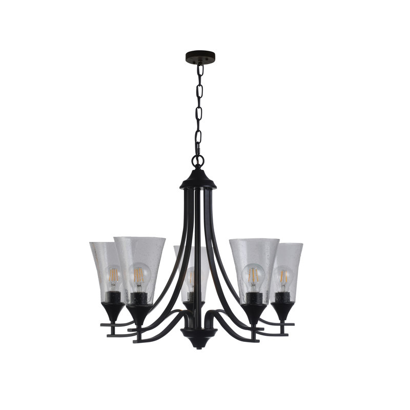 Lustre empire unique à 5 lumières Armonie