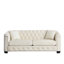 Canapé Chesterfield moderne en velours avec dossier capitonné et garniture cloutée-1834848004