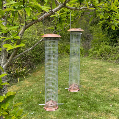 Englund Metal Hanging Tube Bird Feeder