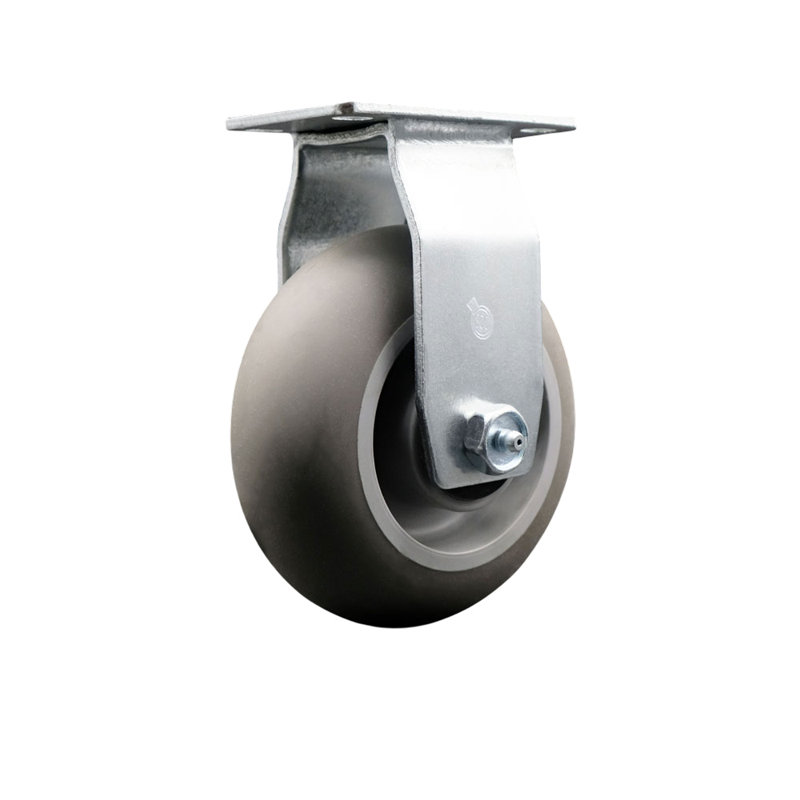 Rubber Caster with Ball Bearing