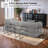 63" Boneless Corduroy Sleeper Sofa Bed, Modular Futon Couch, Compression Foam Sofa with 2 Pillows, No Assembly Required-79693598-76797010